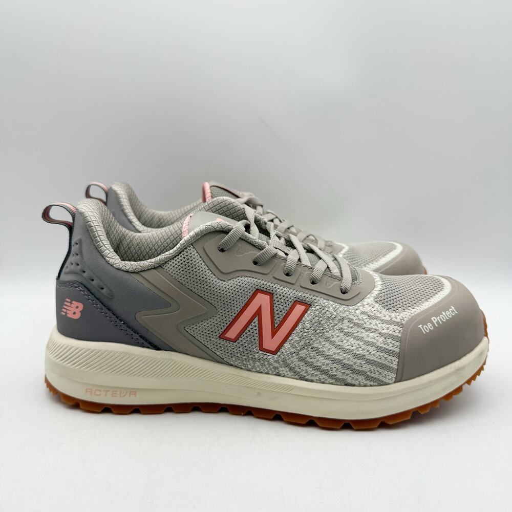 New Balance Womens Speedware Work Shoes Size 8 M Beige Composite Toe EH EUC